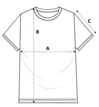 Load image into Gallery viewer, T-shirt, white print