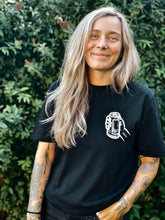 Load image into Gallery viewer, T-shirt, white print